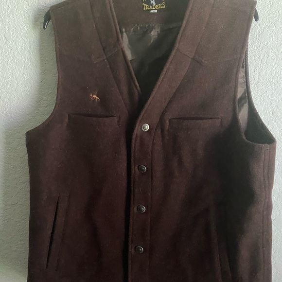 WYOMING TRADERS WOOL TEXAS CONCEALED CARRY WESTERN RUGGED DURABLE SECURE VEST M - Picture 6 of 14
